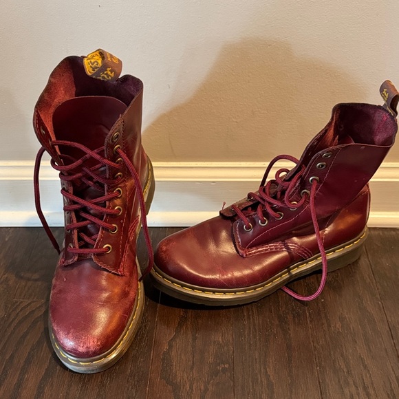 Dr. Martens Shoes - Burgundy Dr. Martens Pascal Boots